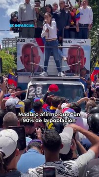 Maduro llama ‘bruja demoníaca’ a la ganadora del Premio Nobel de la Paz, María Corina Machado.