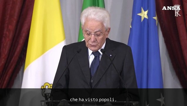 Mattarella: Ue antidoto ai conflitti di ogni genere e alla guerra