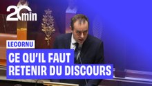 Ce qu'il faut retenir du discours de politique générale de Sébastien Lecornu