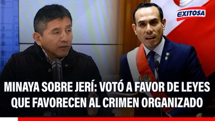 Secretario adjunto de la CGTP sobre José Jerí: Votó a favor de leyes que favorecen al crimen organizado