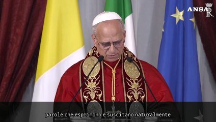 Il Papa all'Italia: "Calo della natalita', occorre aiutare le famiglie"