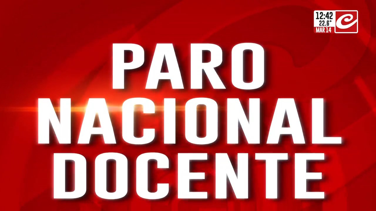 Paro nacional docente: los maestros comienzan a marchar