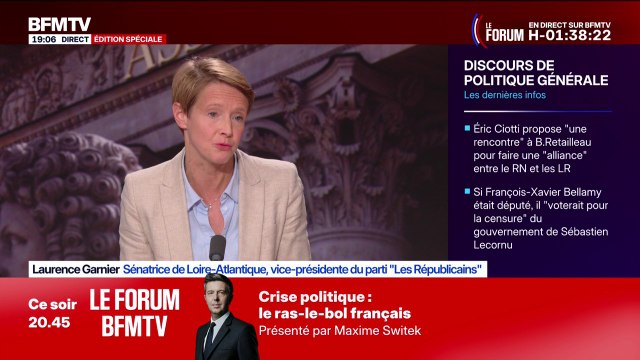 Censure du gouvernement de Sébastien Lecornu: Je ne vais pas dire aux députés de ma famille politique ce qu'ils ont à faire , déclare Laurence Garnier, vice-présidente des Républicains