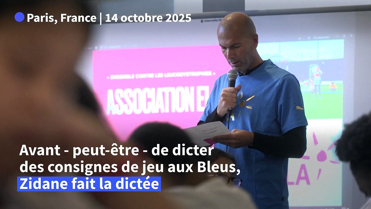 "On verra plus tard": Zidane sur son avenir à la tête de l'équipe de France