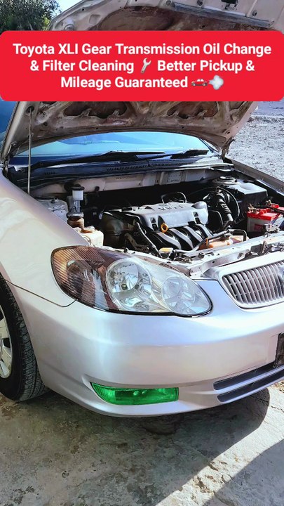 Toyota XLI Transmission Oil Change & Filler Clean | Quick Auto Repair | Smooth Gear & Engine Performance 🔧