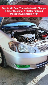 Toyota XLI Transmission Oil Change & Filler Clean | Quick Auto Repair | Smooth Gear & Engine Performance 🔧