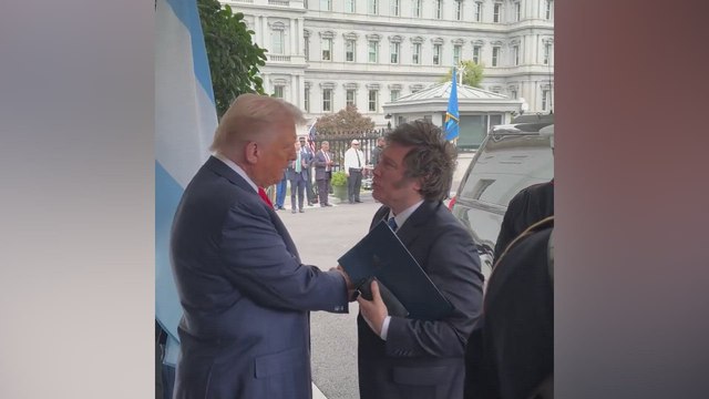 Milei congratulates Trump for achieving peace in Gaza