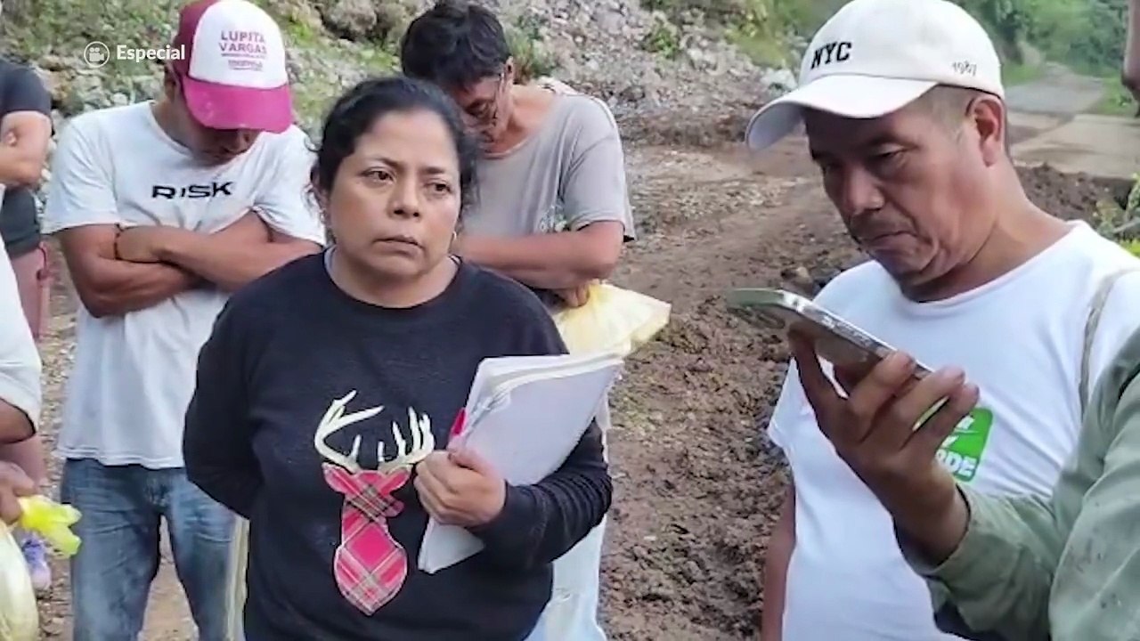 Sin agua, alimentos ni caminos, comunidades de la Sierra Norte de Puebla claman por ayuda