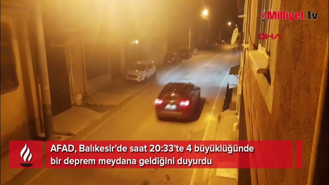 AFAD duyurdu: Balıkesir'de 4 büyüklüğünde deprem