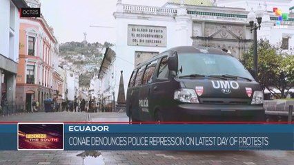 Ecuador, CONAIE denounces police repression on latest day of protests