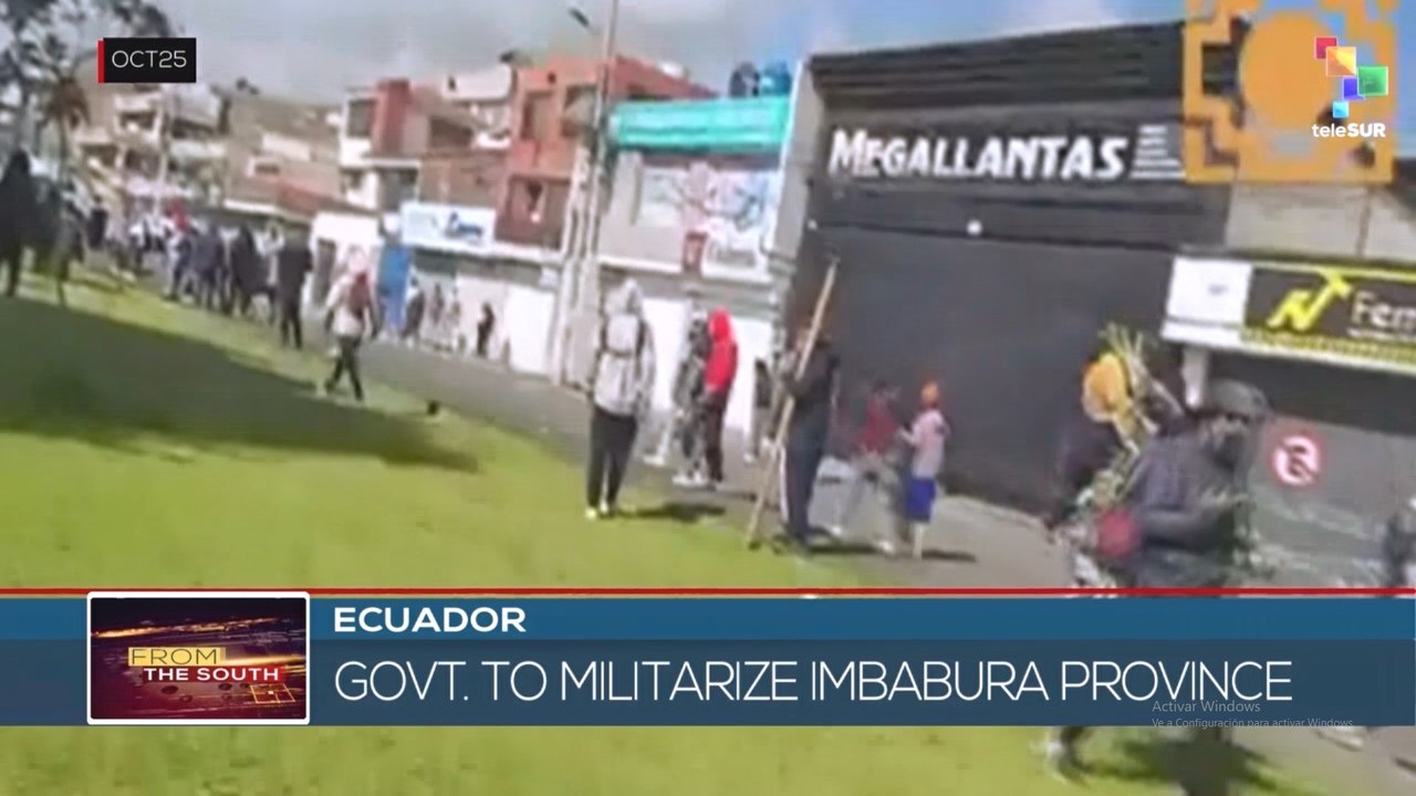 Ecuador, govt. to militarize Imbabura province