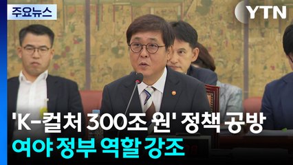 'K-컬처 300조 원' 정책 공방...여야, 정부 역할 강조 / YTN