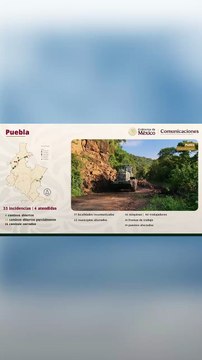 Gobierno de México: Las lluvias causaron daños nunca vistos en el país.