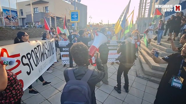 Protestas propalestinas en Canarias por el partido ante el Bnei Herzliya
