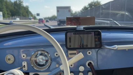 Mit 13PS 70J alt auf BAB unterwegs