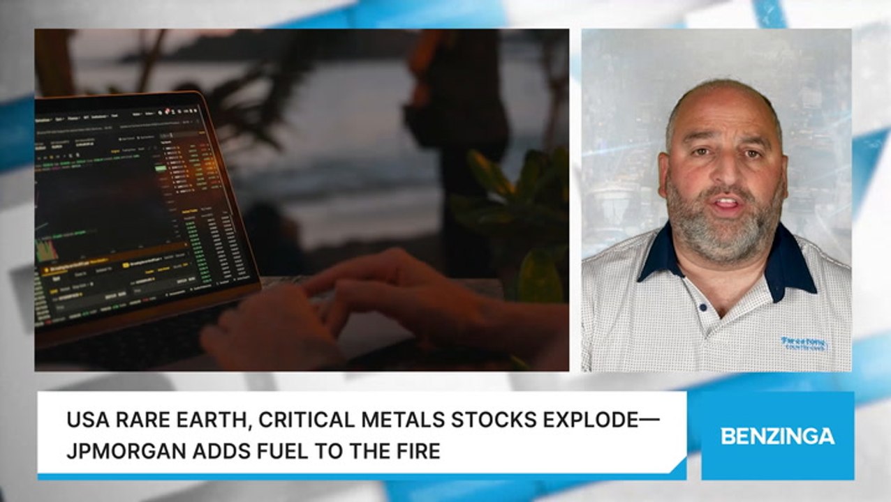 USA Rare Earth, Critical Metals Stocks Explode—JPMorgan Adds Fuel To The Fire