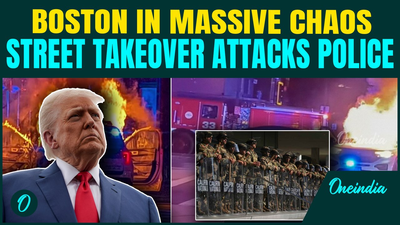 Trump to Send National Guard in Boston? 100+ Street Racers Attack Police With Fireworks & Poles