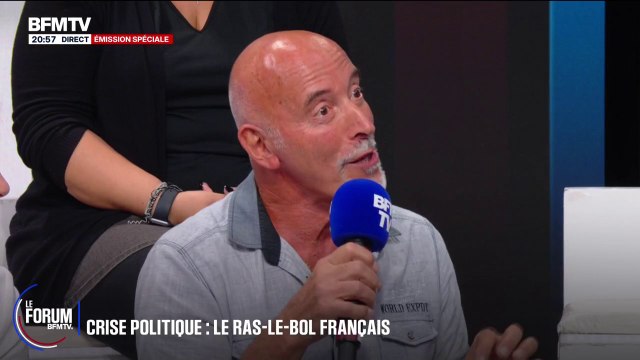 FORUM BFMTV - Crise politique: Mon fils veut vendre sa boulangerie pour que je puisse prendre ma retraite, ça me fout les boules , s'émeut Lucien, retraité actif