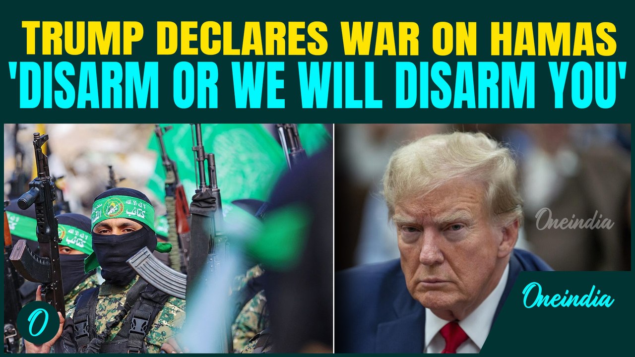VIDEO: Trump Warns HAMAS With a War-Like Ultimatum, ‘Disarm or We Will Disarm You Violently’
