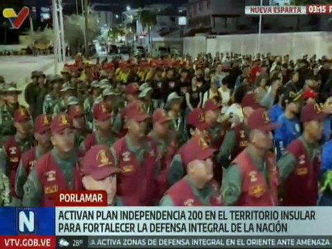 En unión cívico-militar-policial activan el Plan Independencia 200 en el estado Nueva Esparta