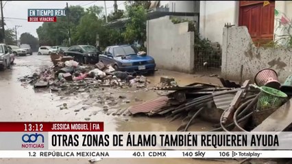 Calles llenas de lodo y sin ayuda en Colonia Ampliación Pantepec en Álamo, Veracruz