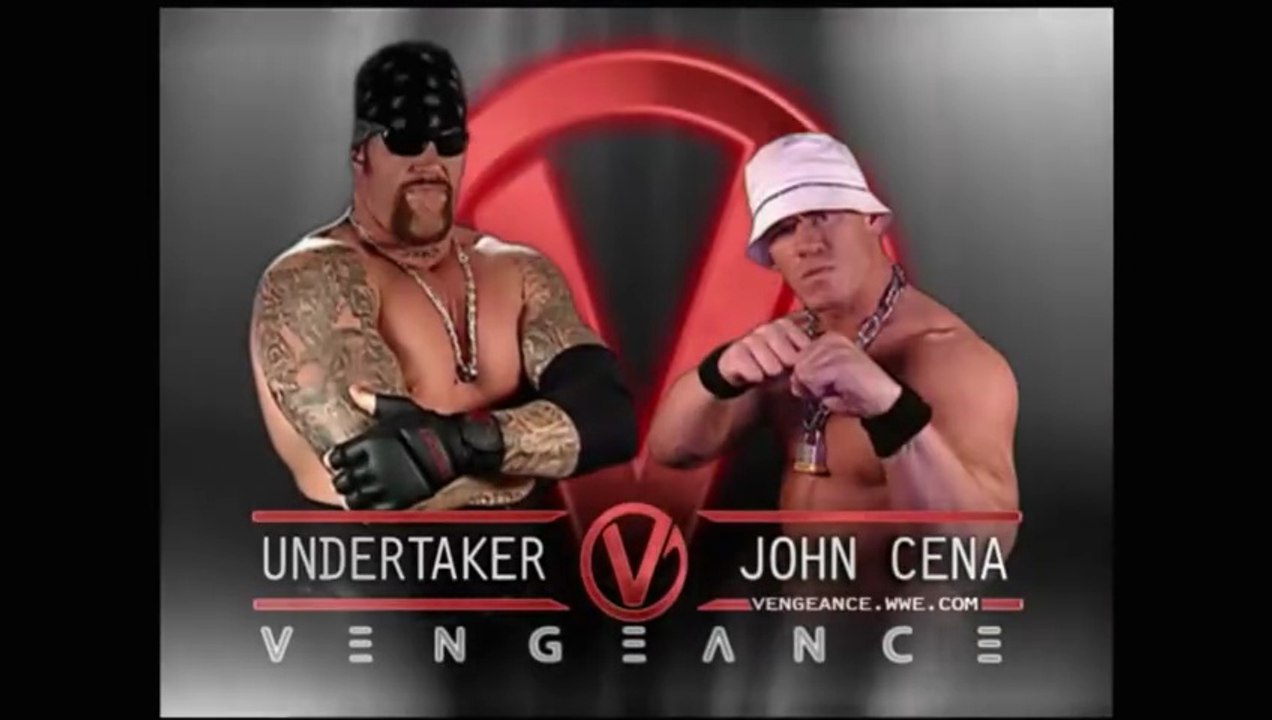 Undertaker vs John Cena Singles Match in Vengeance 2003