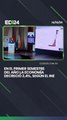 En el primer semestre  del año la economía decreció 2,4%, según el INE