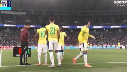 ملخص مباراة البرازيل واليابان 2-3 - اهداف البرازيل واليابان اليوم - اهدف البرازيل اليوم