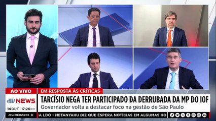 Piperno analisa relação entre Tarcísio e Lula nas ações conjuntas do estado
