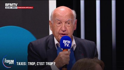 FORUM BFMTV - "On ne peut pas continuer à être champion du monde de ceux qui paient le plus d'impôts, c'est inadmissible", lance Charles Melcer, retraité
