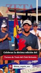 Surgen campeones del torneo de Tenis del Club Britania