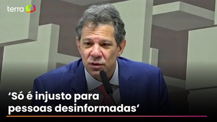 Haddad defende a taxação de bets, bancos e bilionário no Senado