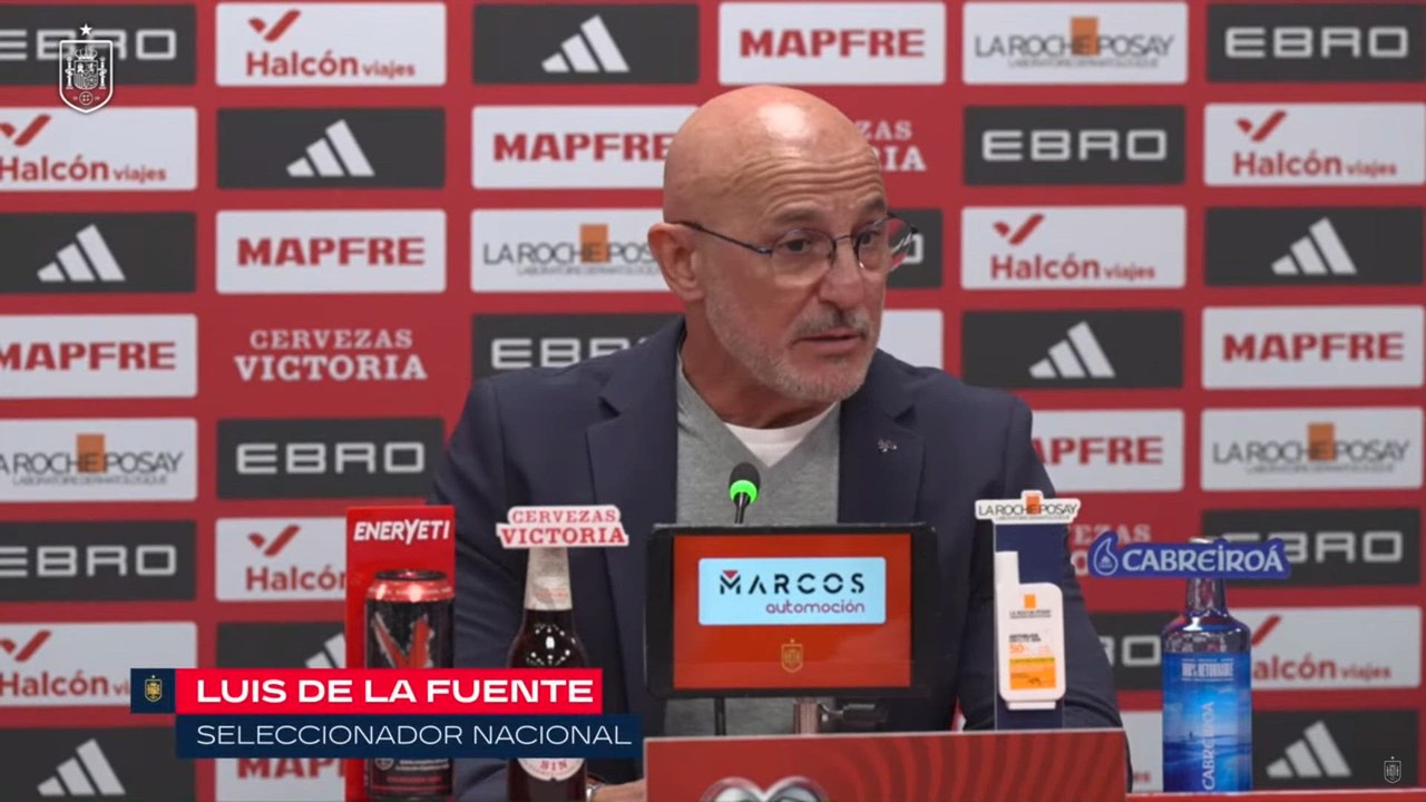 Rueda de prensa de Luis de la Fuente, España 4 - Georgia 0