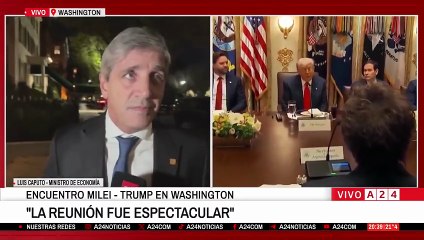 Caputo sobre la reunión Trump-Milei: "Esperamos que haya anuncios muy pronto"