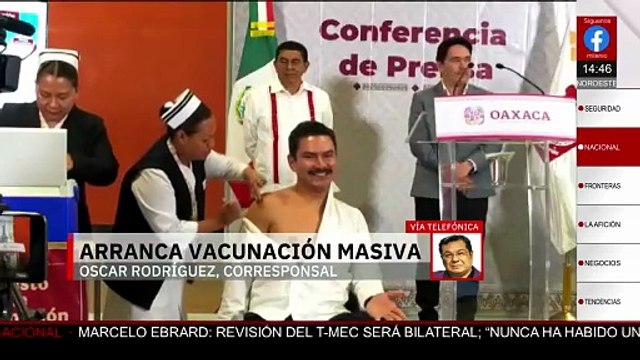 En Oaxaca, arranca campaña de vacunación masiva contra la influenza y el covid-19