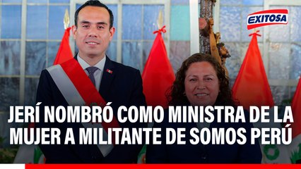 José Jerí nombró ministra de la Mujer a militante de Somos Perú que trabajó en el Congreso