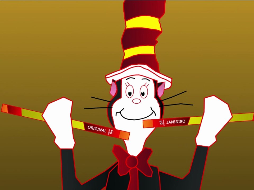 The Cat In The Hat Advertising Slim Jim, Apparently.