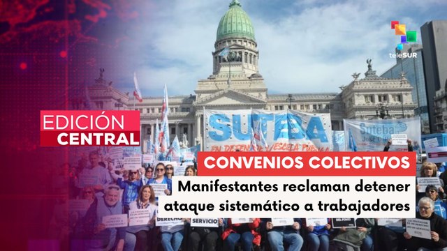 Docentes marcharon en contra del Gobierno de Milei por sus derechos Laborales