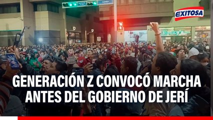 Marcha de la generación Z fue convocada antes del mandato de José Jerí, afirma Somos Perú