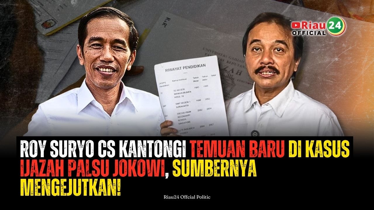 Roy Suryo Cs Kantongi Temuan Baru di Kasus Ijazah Palsu Jokowi, Sumbernya Mengejutkan!