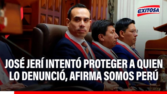 José Jerí intentó proteger a quien lo denunció por violación, afirma vocero de Somos Perú