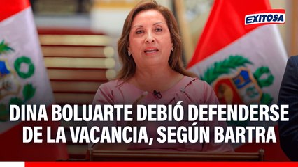 Dina Boluarte debió asistir al Congreso para defenderse de vacancia, indica Rosa Bartra