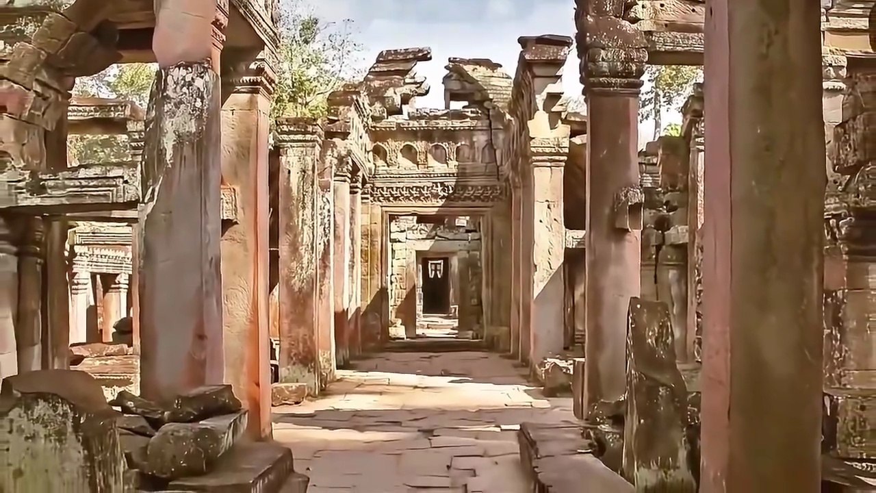 Abandoned Temple Of Preah Khan - Ancient Mystery Of The Lost Ruins Cambodia