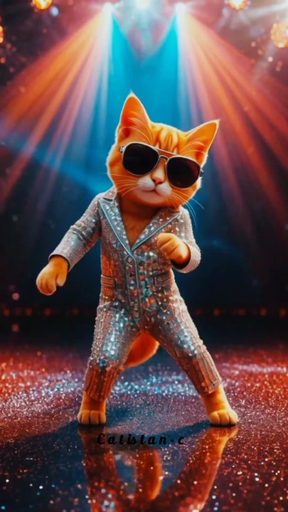 Cool Gray Cat Breakdancing in Style 🐾💥 | Hip-Hop Street Vibes 2025