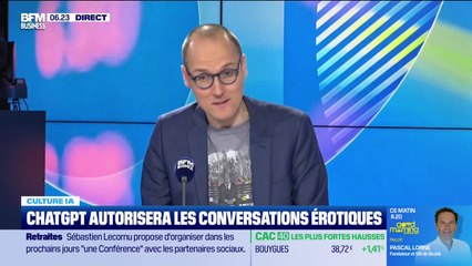 Culture IA : ChatGPT autorisera les conversations érotiques, par Anthony Morel - 15/10