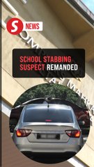 Suspect in school student stabbing case remanded for seven days
