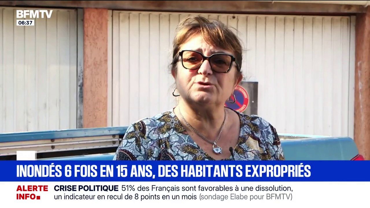 Victimes d'inondations 6 fois en 15 ans, des habitants de Fréjus sont contraints de partir