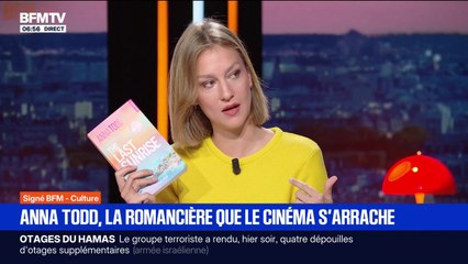 L'écrivaine Anna Todd, se confie à BFMTV à l'occasion de la sortie de "The last sunrise"