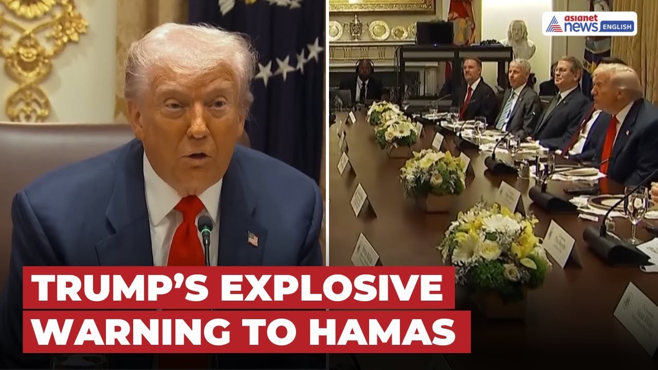 'If They Don’t Disarm, We Will': Trump Warns Hamas of Rapid Action