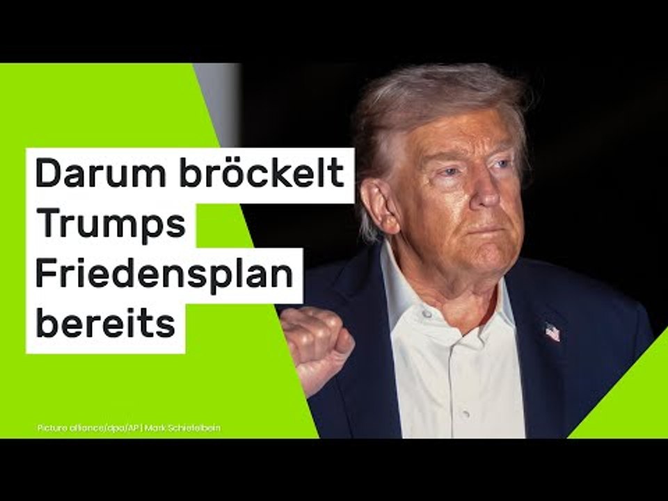 Donald Trump: "Es zeigen sich bereits Risse!" Darum bröckelt Trumps Friedensplan bereits